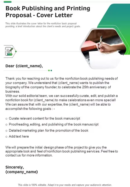 How to Write a Great Book Proposal for Publishers