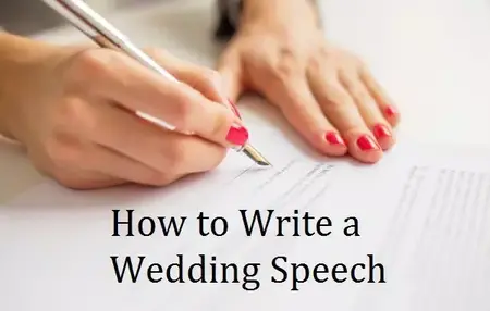 How to Write a Wedding Speech