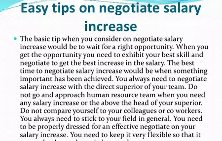 How to Negotiate a Salary Increase