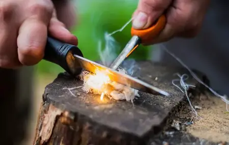 How to Start a Fire with Flint and Steel