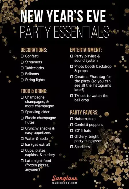 How to Plan a New Year's Eve Party