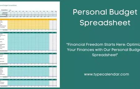 How to Create a Personal Budget Spreadsheet