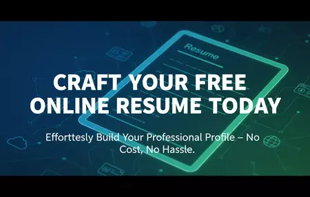 How to Make a Resume Online for Free