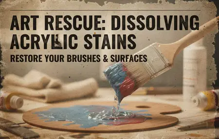 How to Remove Acrylic Paint from Clothes