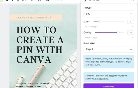 How to Use Canva for Pinterest Pins