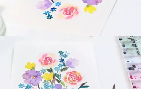 How to Paint Watercolor Flowers