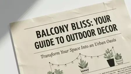 How to Decorate Your Balcony