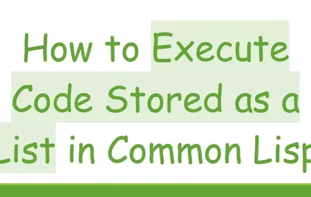 How to Learn to Code in Common Lisp