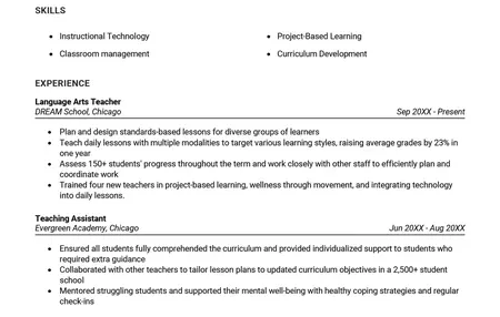 How to Write a Great Resume for a Job in Education