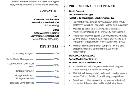 How to Make a Resume for a Job in Social Media