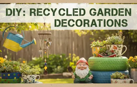 How to Make a Recycled Garden Decoration