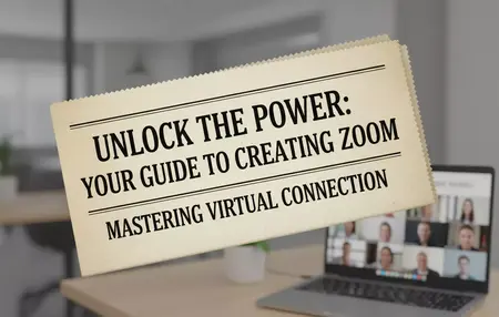 How to create a zoom meeting