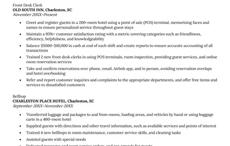 How to Create a Professional Resume for a Hospitality Industry Role