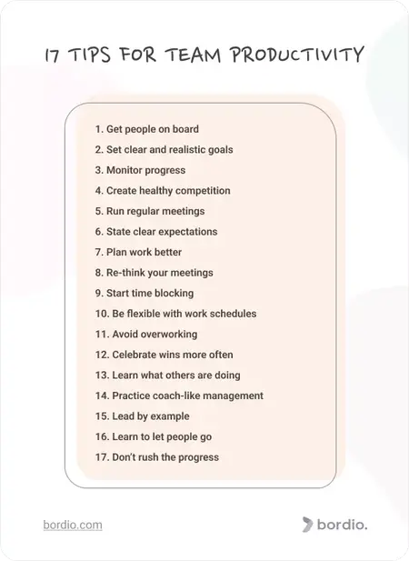 How to improve your team's productivity