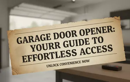 How to Use a Garage Door Opener