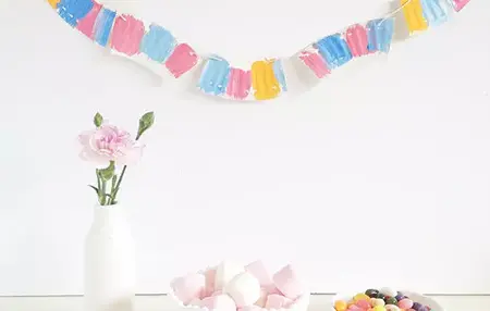 How to Make a Paper Plate Garland
