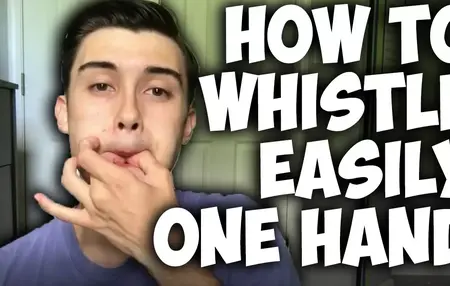 How to Whistle With Your Fingers