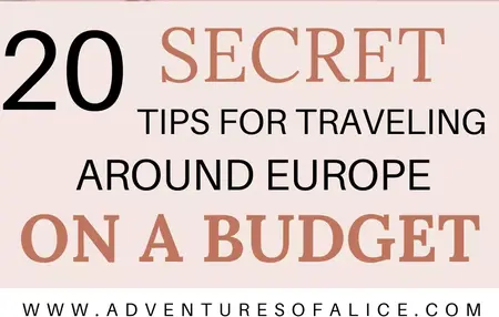 How to Travel to Europe on a Budget