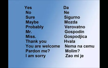 How to Learn to Speak Serbian