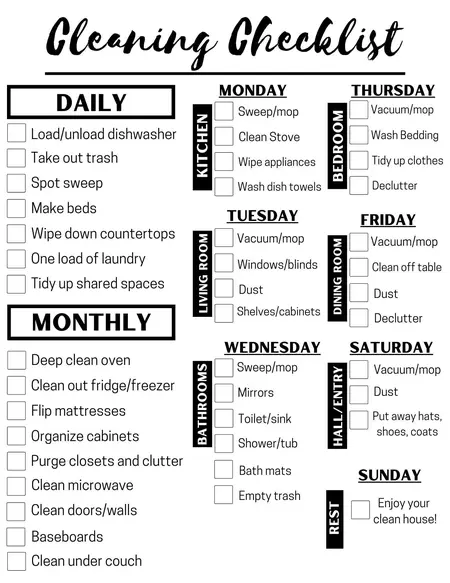 How to Create a Cleaning Checklist