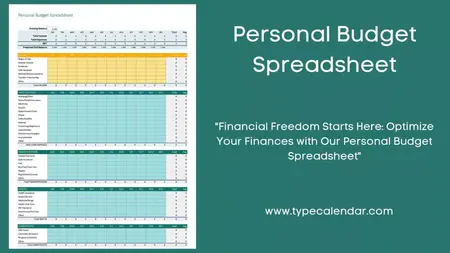 How to Create a Personal Budget Spreadsheet