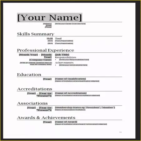 How to Create a Resume Using a Template
