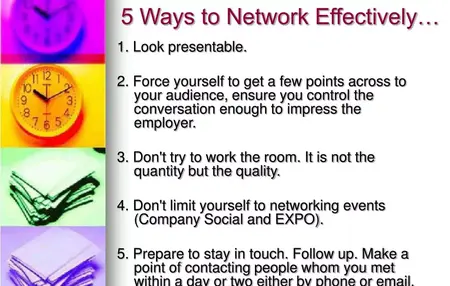 How to Network Effectively