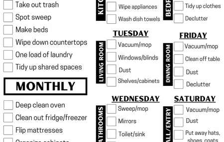 How to Create a Cleaning Checklist
