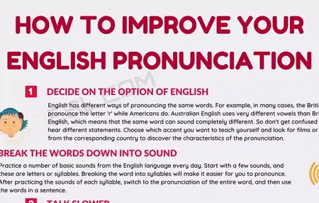 How to Improve Your Pronunciation in English