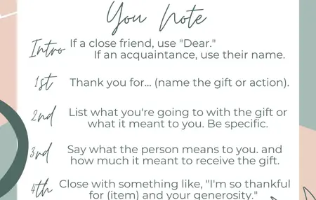 How to Write a Thank You Note
