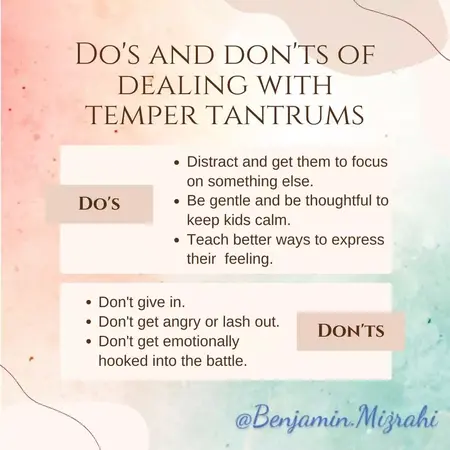 How to Deal with a Tantrum