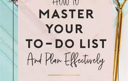 How to Master Your To-Do List