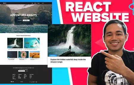 How to build a website with React