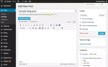 How to Create a Blog Post
