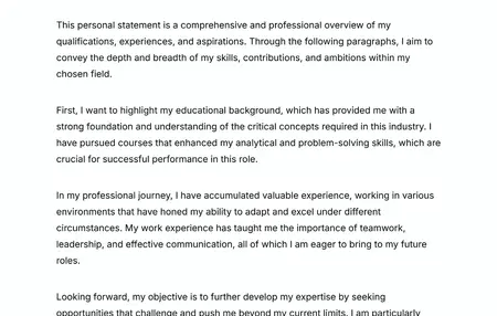 How to Write a Powerful Personal Statement