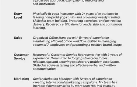 How to Write a Resume Summary