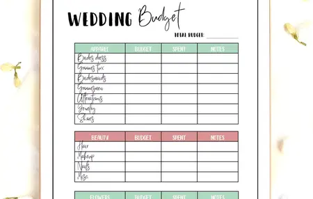 How to Create a Budget for Your Wedding