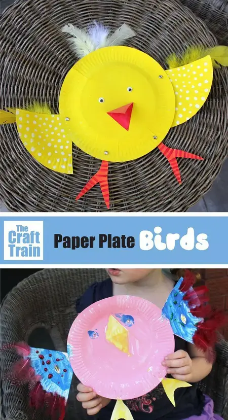 How to Make a Paper Plate Bird