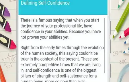How to Learn to Be More Self-Confident