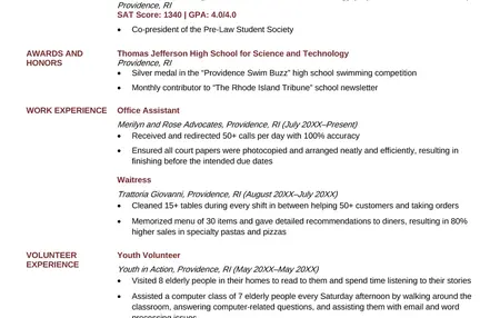 How to Create a Resume for College Applications