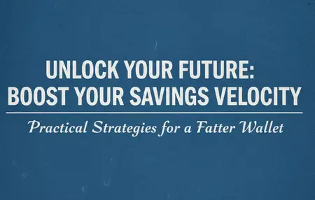 How to Increase your Savings Rate