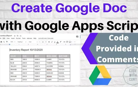 How to Create a Google Doc