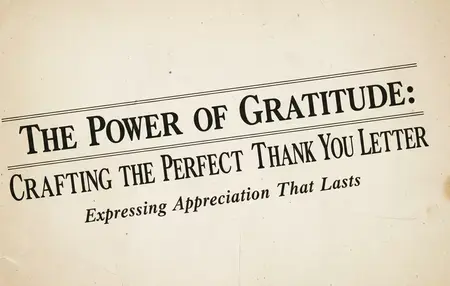 How to Write a Thank You Letter