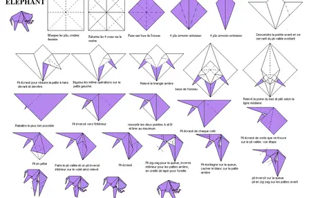 How to Make a Origami Elephant