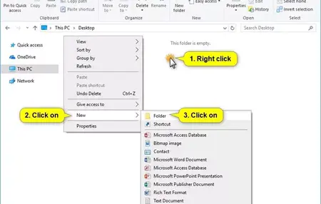 How to Create a Folder