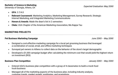How to Make a Resume for College Internships