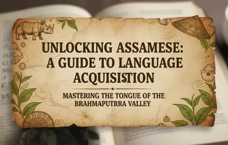 How to Learn to Speak Assamese