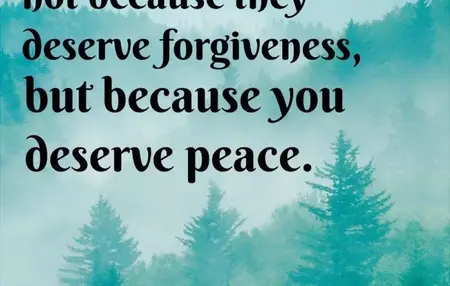 How to Learn to Be More Forgiving