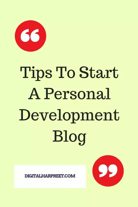 How to Start a Blog for Personal Development