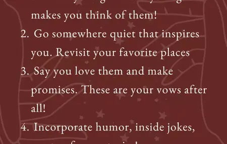 How to Write Wedding Vows